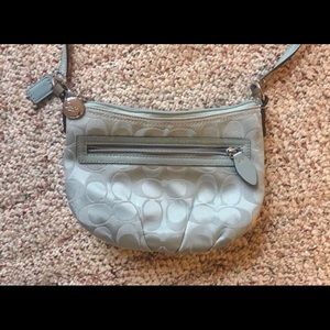 Powder blue Coach crossbody